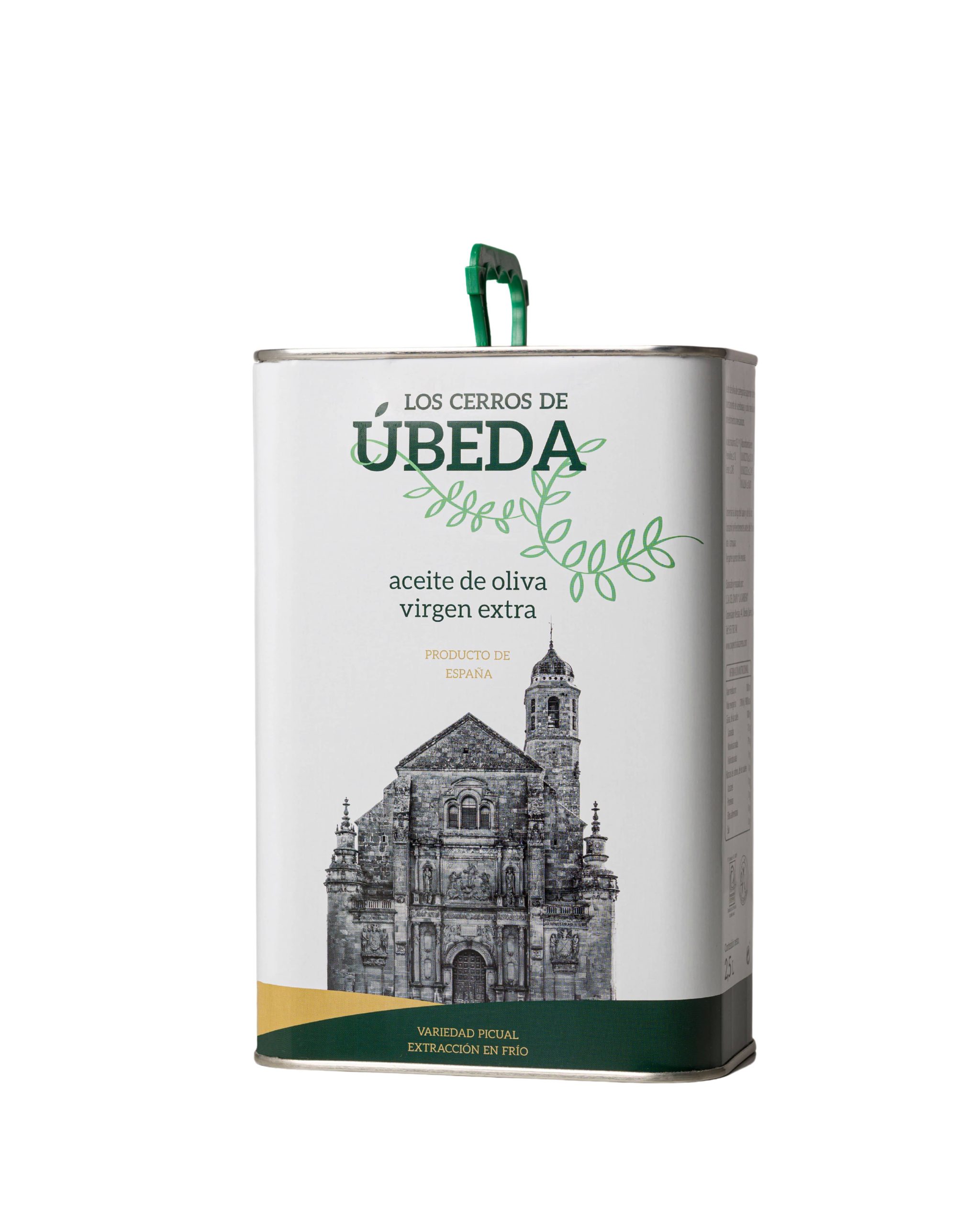 Aceite de Oliva Virgen Extra - SCA LA CARRERA - 2,5 litros Lata. 6 unidades Caja