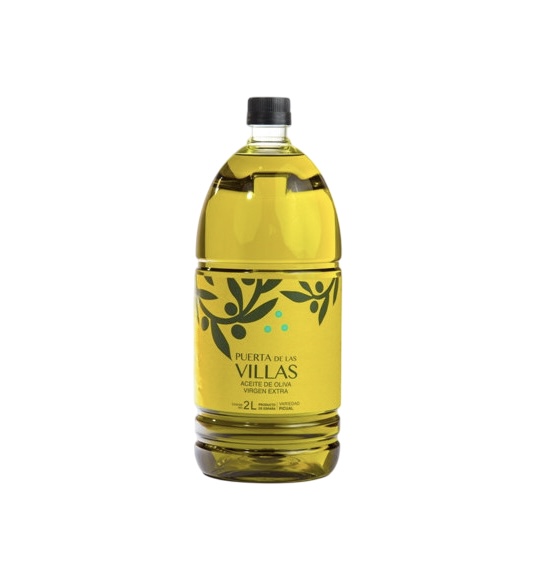 Aceite de Oliva Virgen Extra - PUERTA DE LAS VILLAS - 2 Litros PET - 6 unidades Caja