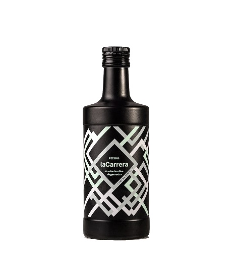 NUEVA COSECHA 2025/26. TEMPRANO PICUAL - Aceite de Oliva Virgen Extra - SCA La Carrera - Botella Cristal Argos 500 ml. 6 unidades Caja