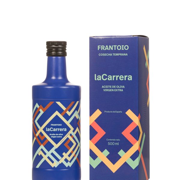 NUEVA COSECHA 2025/26. TEMPRANO FRANTOIO - Aceite de Oliva Virgen Extra - SCA La Carrera - Estuche Botella Cristal Argos 500 ml. 6 unidades Caja