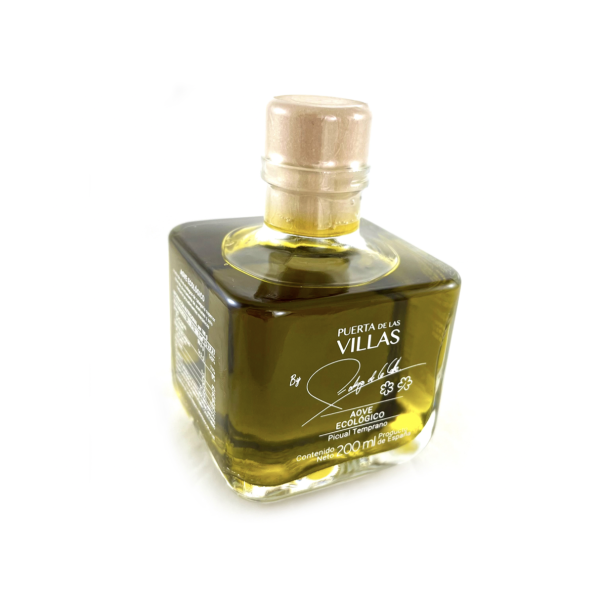 Aceite de Oliva Virgen Extra - PUERTA DE LAS VILLAS - Temprano 2025/26 Edición Especial Regalo. 200 ml. 24 unidades caja - Rodrigo de la Calle. Cristal